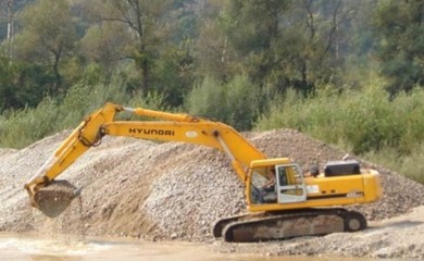 Osumnjičen za nelegalnu eksploataciju šljunka, budžet Srpske oštećen za 150.000 KM