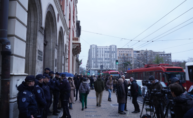 Završen protest ispred Rektorata poslije obraćanja Đokića