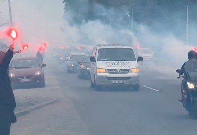 Ubijeni Nedeljković uz baklje ispraćen na vječni počinak