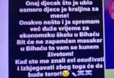 Mladić prijetio masakrom u Ekonomskoj školi poput onog u Srbiji
