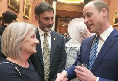 Krišto na kraljevskom prijemu u Londonu