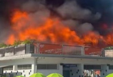 Veliki požar u akva parku u Sloveniji