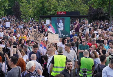 Šesti protest "Srbija protiv nasilja": "Predugo smo čekali, predugo smo ćutali"