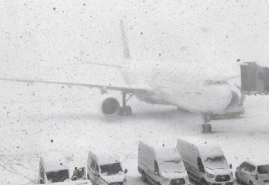 Aerodrom u Mančesteru zatvoren zbog jakog snijega