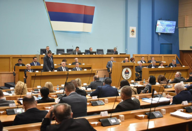 Veto Cvijanovićeve pred poslanicima NSRS