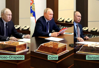 Putin koristi tri identična kabineta da sakrije gdje je (FOTO)