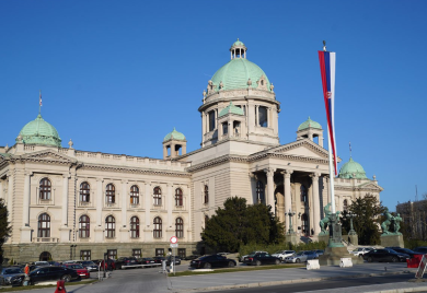 Skupština Srbije zatvorena iz bezbjednosnih razloga