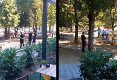Drama na Kupusištu: Građani se protive, radove obezbjeđuju zaštitari VIDEO