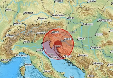 Snažan zemljotres u Hrvatskoj, osjetio se u Banjaluci