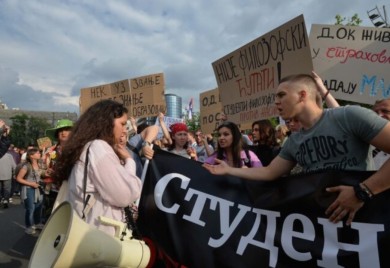 Sedmi protest “Srbija protiv nasilja” U Beogradu: Skraćena ruta, zahtjevi isti