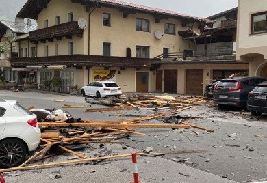 Jako nevrijeme u Austriji, preko Slovenije ide na jug (FOTO)
