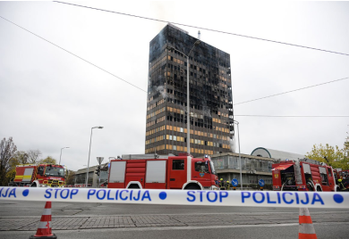 Oglasio se mladić koji je prijavio požar u Vjesnikovom neboderu u Zagrebu