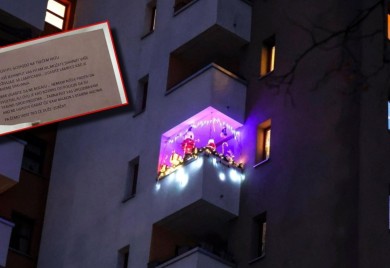 U zgradi u komšiluku nastao neviđen sukob zbog novogodišnjih lampica na terasi: „Gospodo na trećem spratu, ovo je posljednje upozorenje“