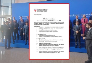 Krišto i Plenković održali sastanak, Trgovska gora posebna tačka zajedničke sjednice