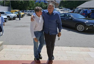 Dodik u Višegradu sa Rodom Blagojevićem