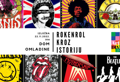 U Domu omladina otvorena izložba "Rokenrol kroz istoriju"
