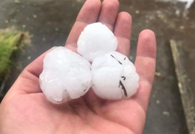 Grad veličine oraha u Sloveniji, nevrijeme ide prema Hrvatskoj