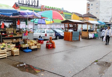 Novi sjaj male pijace u MZ Obilićevo: Sve spremno za postavljanje rejonskih tržnica