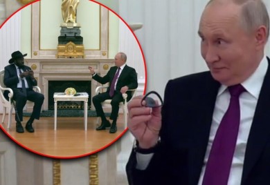 Šou u Kremlju: Putin morao da objašnjava kolegi iz Afrike kako da stavi slušalicu VIDEO