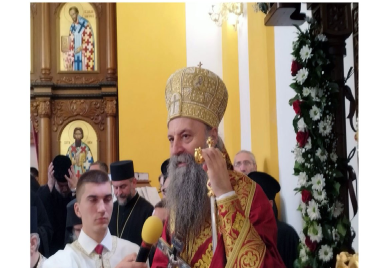 Patrijarh Porfirije u Mrkonjiću: Koliko god neko rušio crkvu ona se diže