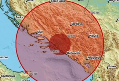 Zemljotres u BiH: Čuo se kao grmljavina