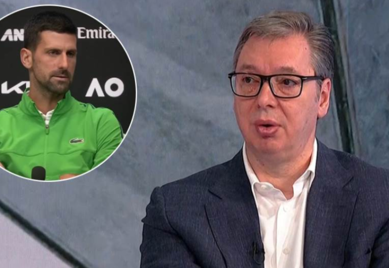 Vučić: "Šta za koga navijam? Pa za Novaka Đokovića"