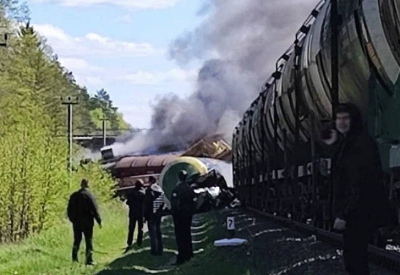Eksplozija dovela do iskakanja teretnog voza na zapadu Rusije