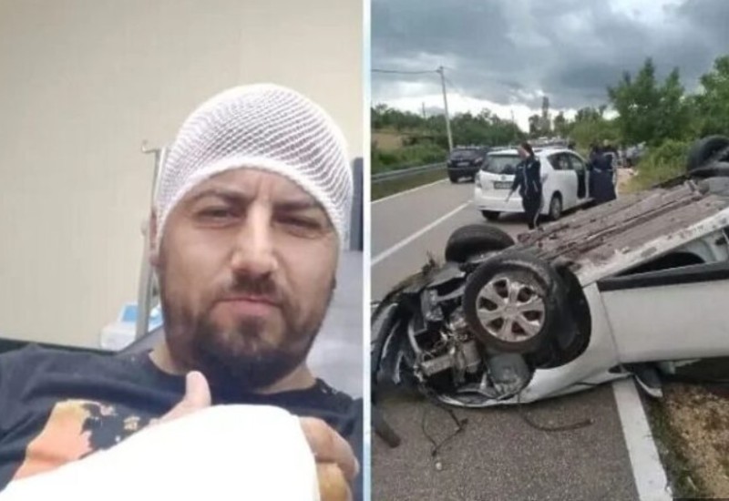 Izgubio kontrolu i prevrnuo se na krov: Bivši reprezentativac BiH doživio saobraćajnu nesreću