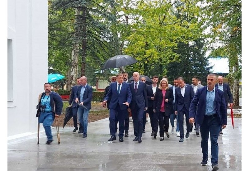 Radove u Univerzitetskom gradu obišli Dodik, Cvijanović, Gajanin i ministri