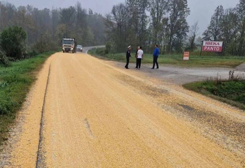 Ogromne količine kukuruza završile na putu