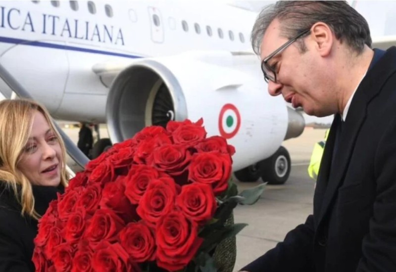 Vučić dočekao Meloni: „Italija je jedan od najvažnijih političkih i ekonomskih partnera Srbije“