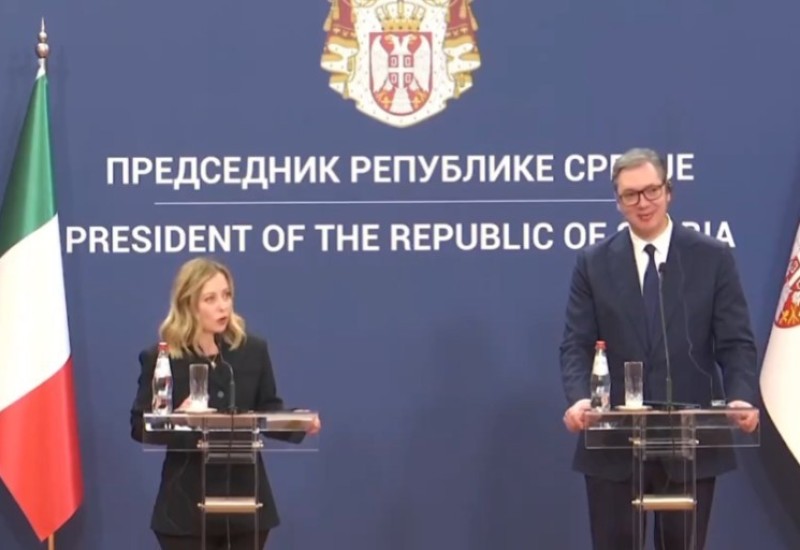 Đorđa Meloni: Vučić je vrlo jasan kada priča, a takva sam i ja VIDEO