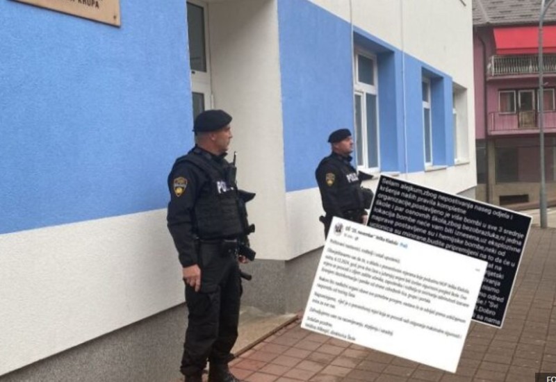 MUP USK na nogama: Jeziva prijetnja bombama u školama