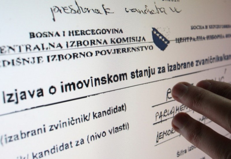 CIK objavio imovinske kartone političara u BiH