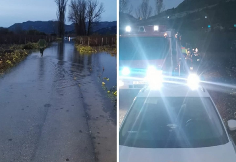 Auto završio u vodi, ženu pronašli na stablu