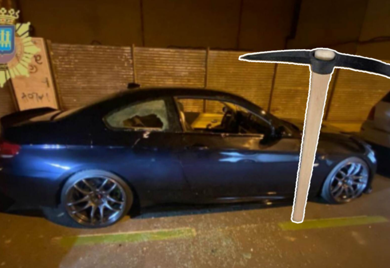 Krampom sinu demolirao BMW da ne vozi pijan (FOTO)