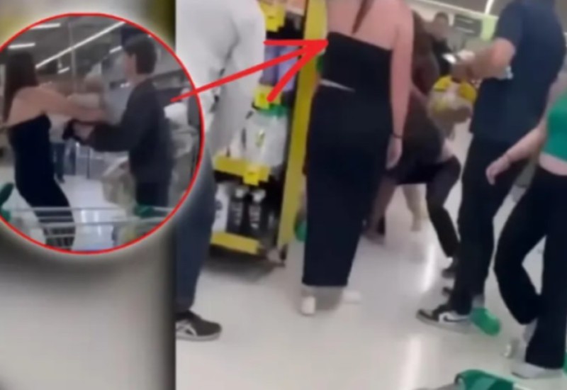 Uznemirujuće masovno pesničenje žena! Majka ostavila bebu kako bi se tukla (VIDEO)