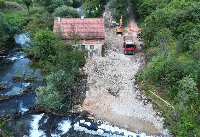 Inspekcija ustanovila da nisu uredne dozvole za izgradnju hidroelektrane na Uni