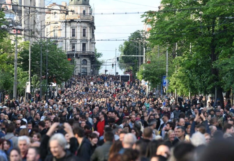 Protestni skup "Srbija protiv nasilja"