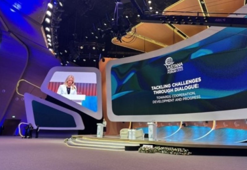 Cvijanovićeva na forumu u Astani: Multilateralna diplomatija od ključne važnosti VIDEO