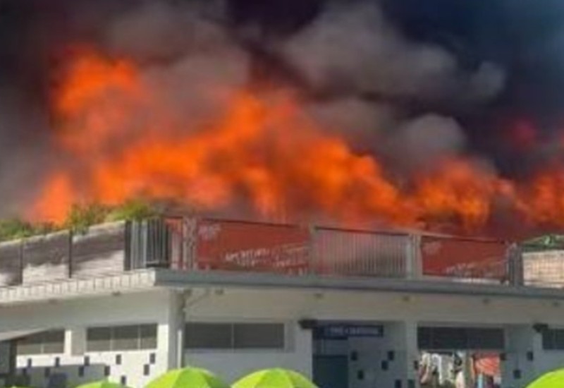 Veliki požar u akva parku u Sloveniji