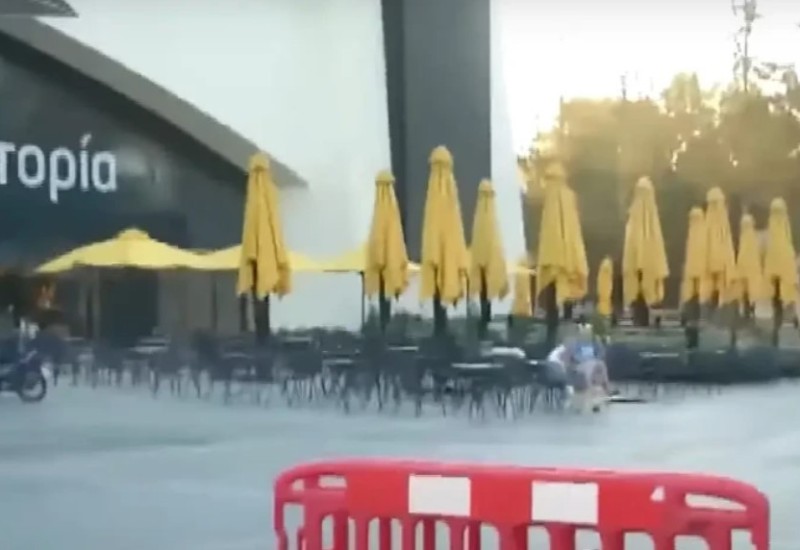 Ovako dan kasnije izgleda mjesto brutalnog okršaja navijača, ima tragova krvi