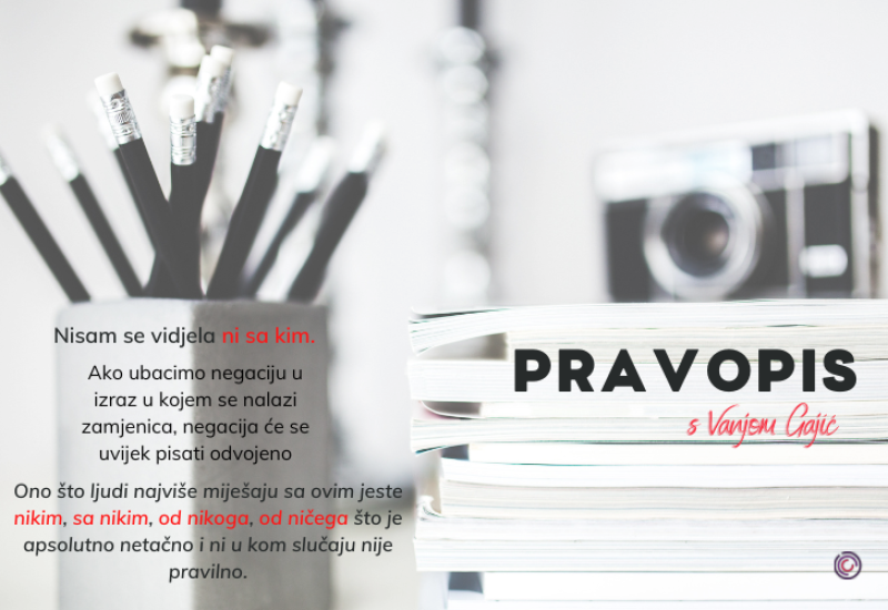 Da li je pravilno pisati ni sa kim ili sa nikim?