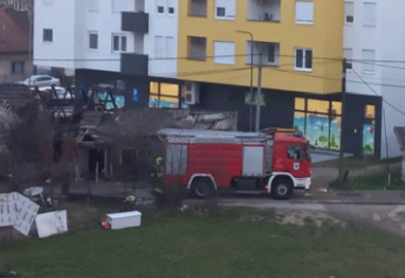 Gorjela kuća u Banjaluci