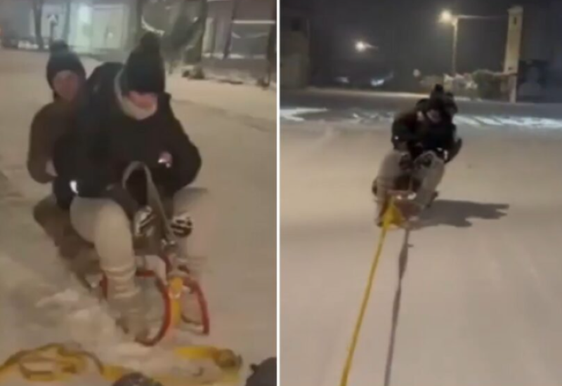 „Kaži mu da uspori malo!“: Vozač koji je pregazio tinejdžerke nakon što su pale sa sanki kaže da ih nije vidio, a evo šta snimak pokazuje