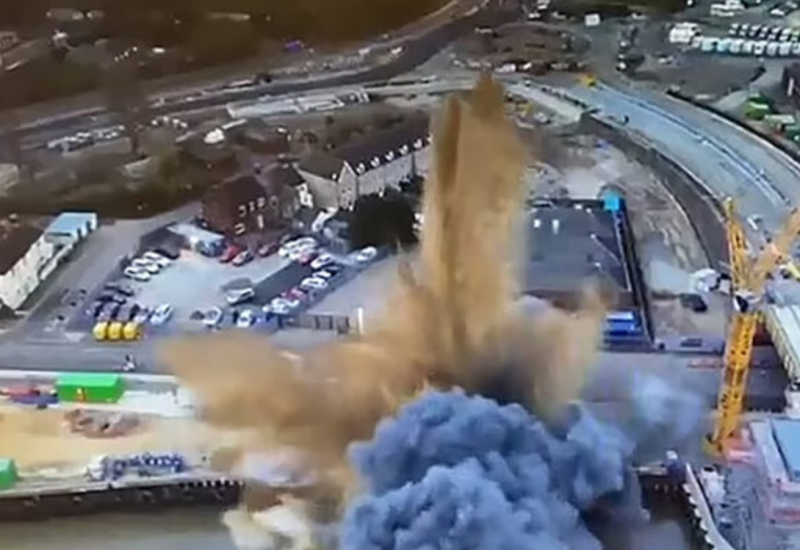Snažna eksplozija u engleskom gradu: Eksplodirala bomba iz Drugog svjetskog rata (VIDEO)
