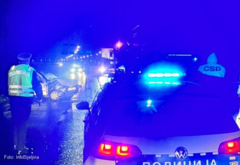 Jedna osoba povrijeđena u sudaru automobila i teretnog vozila