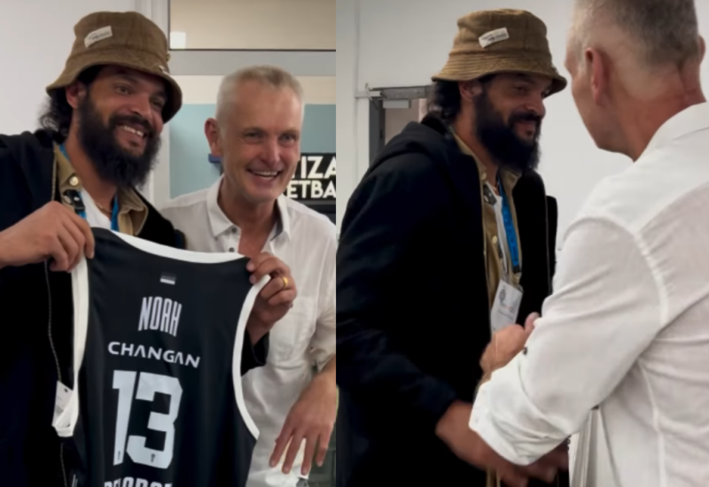 „Već sam popio 10 rakija“: Legendarni as nasmijao sve, Paspalj mu u svlačionici uručio poklon