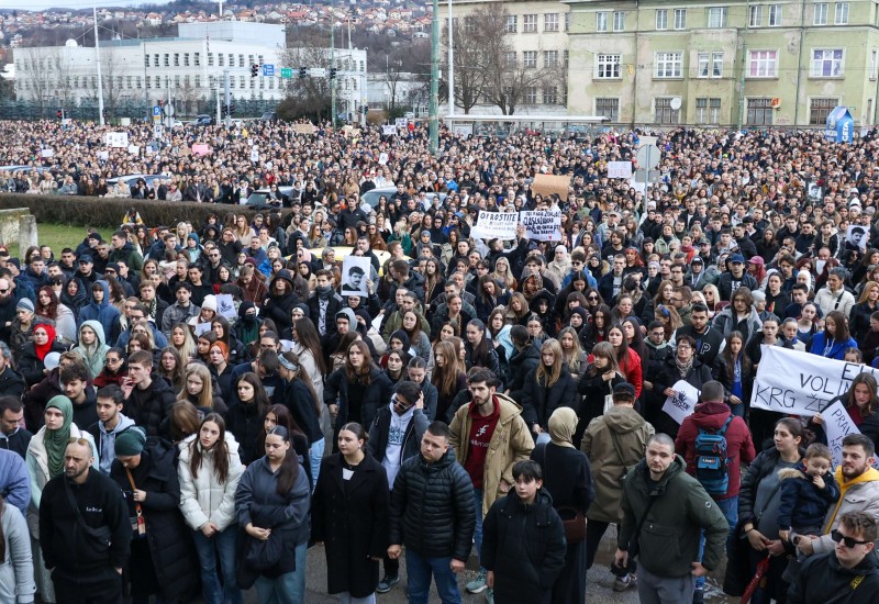 Organizatori protesta u Sarajevu ograđuju se od novih okupljanja: Nema poziva na nemire