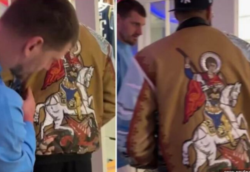 Sveti Đorđe na jakni NBA zvijezde: Jokić odmah prepoznao motiv (VIDEO)